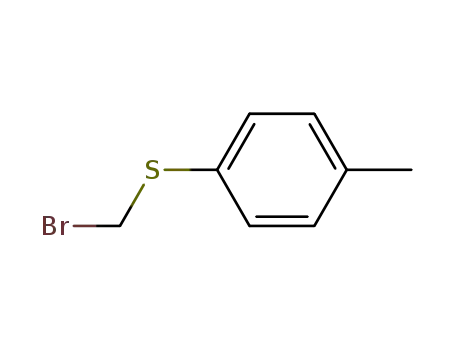 Molecular Structure of 114245-60-2 (Benzene, 1-[(bromomethyl)thio]-4-methyl-)