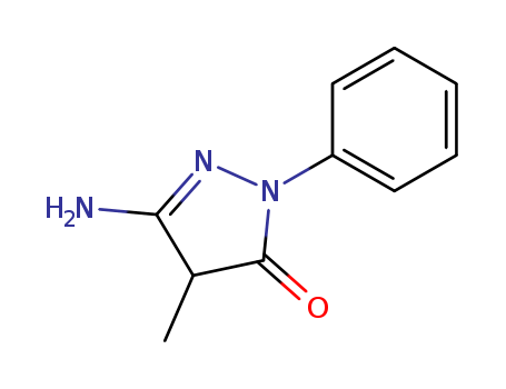 5-amino-2,4-dihydro-4-methyl-2-phenyl-3H-pyrazol-3-one