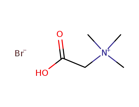 Molecular Structure of 5938-06-7 ((Carboxymethyl)trimethylammonium bromide)