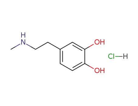 Molecular Structure of 62-32-8 (N-METHYLDOPAMINE HYDROCHLORIDE)