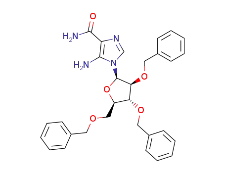 5-amino-1-(2,3,5-tri-O-benzyl-β-D-arabinofuranosyl)imidazole-4-carboxamide