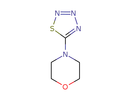Molecular Structure of 3739-70-6 (5-morpholino-1,2,3,4-thiatriazole)