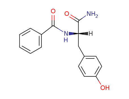 Benzenepropanamide, a-(benzoylamino)-4-hydroxy-, (S)-(9CI)(58690-81-6)