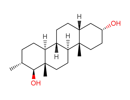 Molecular Structure of 76612-30-1 (17-methyl-D-homoandrostane-3,17-diol)