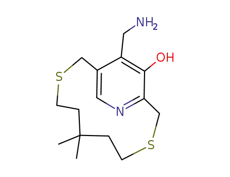 (+/-)-15-aminomethyl-14-hydroxy-5,5-dimethyl-2,8-dithia<9>(2,5)pyridophane