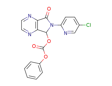 Molecular Structure of 43200-88-0 (6-(5-CHLORO-PYRIDIN-2-YL)-7-PHENOXYCARBONYLOXY-6,7-DIHYDRO-PYRROLO3,4-BPYRAZIN-5-ONE)