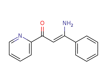 Molecular Structure of 156457-31-7 (1-amino-1-phenyl-3-(2-pyridyl)prop-1-en-3-one)