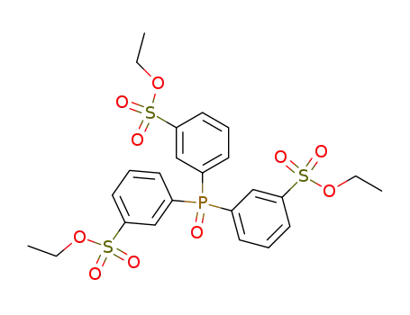 Molecular Structure of 135265-26-8 (tris (3-ethyl phenyl sulfonate) phosphine oxide)
