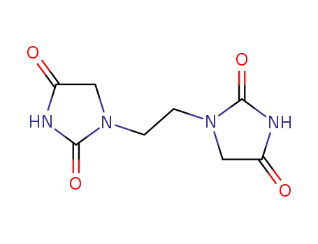 Molecular Structure of 32705-90-1 (1,1'-(ethane-1,2-diyl)bisimidazolidine-2,4-dione)