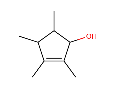 Molecular Structure of 82061-20-9 (2,3,4,5-tetramethylcyclopent-2-en-1-ol)