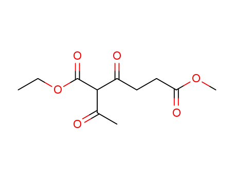 Molecular Structure of 412019-08-0 (2-acetyl-3-oxo-adipic acid 1-ethyl-6-methyldiester)