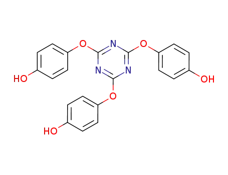 Molecular Structure of 85909-34-8 (p,p',p''-[1,3,5-triazine-2,4,6-triyltris(oxy)]triphenol)