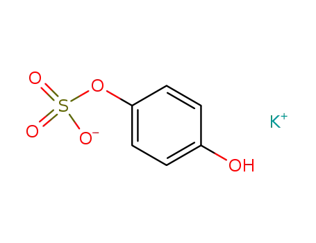 Molecular Structure of 37067-27-9 (HYDROQUINONE MONOSULFATE POTASSIUM SALT)