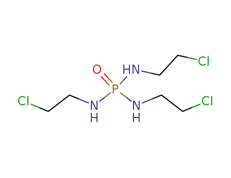 Molecular Structure of 27780-83-2 (C<sub>6</sub>H<sub>15</sub>Cl<sub>3</sub>N<sub>3</sub>OP)