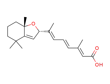 Molecular Structure of 112018-12-9 (5,8-Epoxy-13-cis Retinoic Acid
(Mixture of Diastereomers))