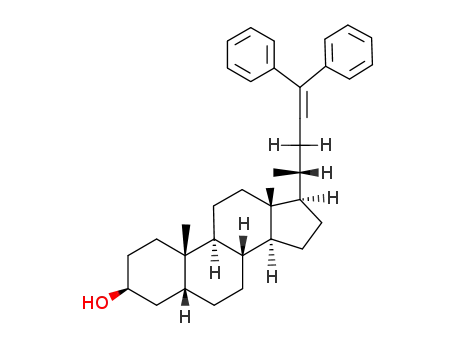 3β-hydroxy-10.13-dimethyl-17β-((<i>R</i>)-1-methyl-4.4-diphenyl-buten-(3)-yl)-5α-gonane