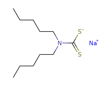 Molecular Structure of 32810-58-5 (sodium dipentyldithiocarbamate)