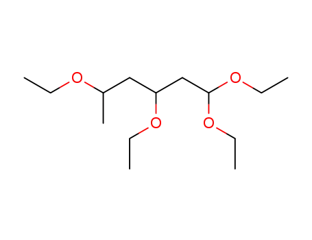 Molecular Structure of 869-33-0 (1,1,3,5-tetraethoxy-hexane)