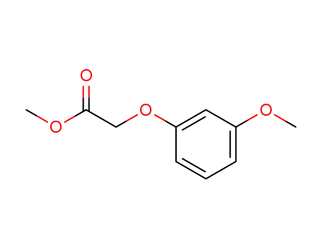 Molecular Structure of 81720-20-9 (Acetic acid, (3-methoxyphenoxy)-, methyl ester)