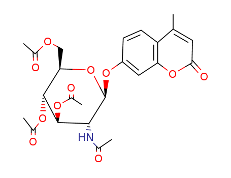 4'-METHYLUMBELLIFERYL-2-ACETAMIDO-3,4,6-TRI-ACETYL-2-DEOXY-SS-D-GLUCOPYRANOSIDE