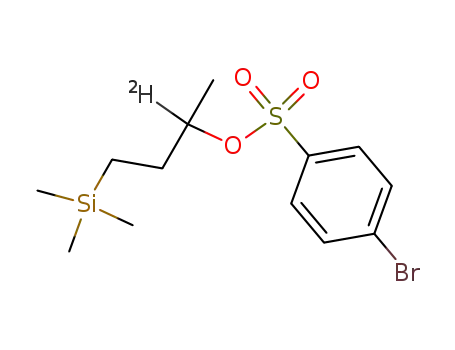 Molecular Structure of 106359-13-1 (2-deuterio-5,5-dimethyl-5-sila-2-hexyl p-bromobenzenesulfonate)