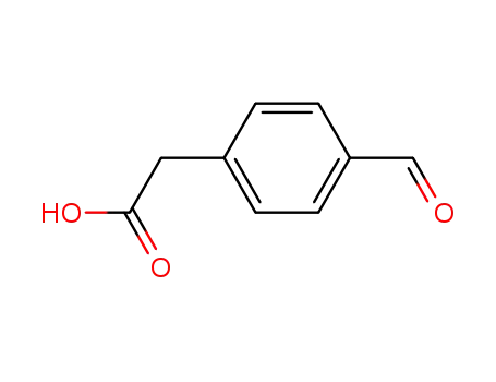 Molecular Structure of 34841-47-9 (2-(4-Formylphenyl)acetic acid)