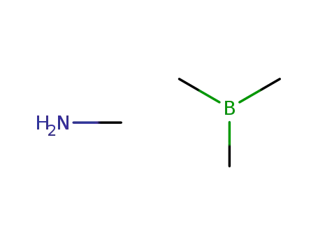 Molecular Structure of 854457-30-0 (trimethyl-borane; compound with methylamine)