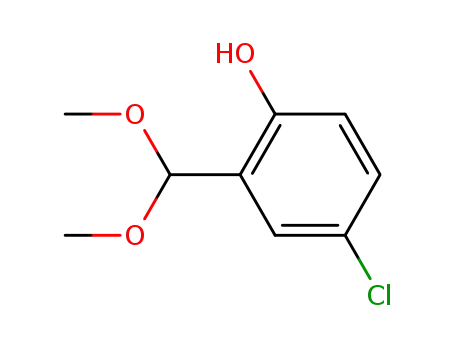 5-chloro-2-hydroxybenzaldehyde dimethyl acetal