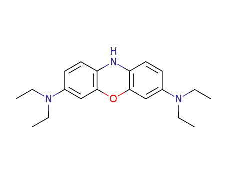 Molecular Structure of 53342-54-4 (10H-Phenoxazine-3,7-diamine, N,N,N',N'-tetraethyl-)