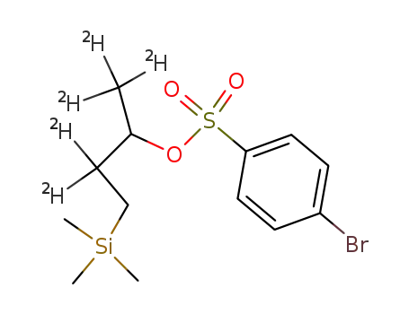 1,1,1,3,3-pentadeuterio-5,5-dimethyl-5-sila-2-hexyl p-bromobenzenesulfonate