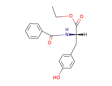 Ethyl (2S)-2-benzamido-3-(4-hydroxyphenyl)propanoate cas no. 3483-82-7 98%