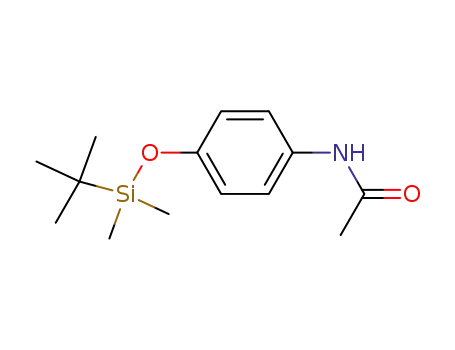 Molecular Structure of 103202-04-6 (N-[4-[[(1,1-dimethylethyl)dimethylsilyl]oxy]phenyl]acetamide)