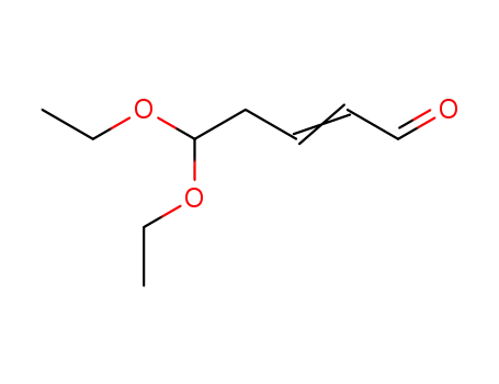 Molecular Structure of 16917-50-3 (2-Pentenal, 5,5-diethoxy-)