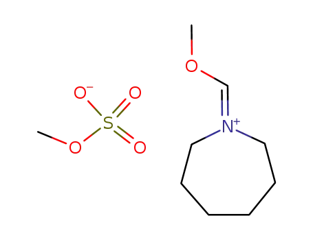 Molecular Structure of 65009-95-2 (hexahydro-1-(methoxymethylene)-1H-azepinium methyl sulphate)