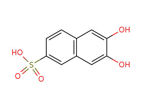 Molecular Structure of 92-27-3 (6,7-Dihydroxynaphthalene-2-sulfonic acid)