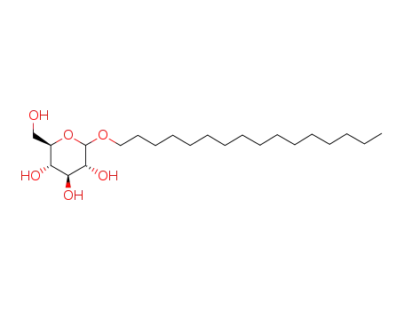 Molecular Structure of 54549-27-8 (hexadecyl D-glucoside)