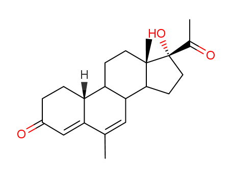 19-Norpregna-4,6-diene-3,20-dione,17-hydroxy-6-methyl-