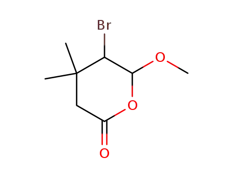 4,4-dimethyl-5-bromo-6-methoxy-tetrahydro-alpha-pyrone