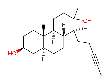 (-)-7β-hydroxy-2,4bβ-dimethyl-1-(pent-3-ynyl)-1,2,3,4,4aα,5,6,7,8,8a,9,10,10aβ-tetradecahydro-2-phenanthrol