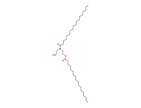 Molecular Structure of 55349-70-7 (2-[(2-hydroxyethyl)(1-oxooctadecyl)amino]ethyl stearate)