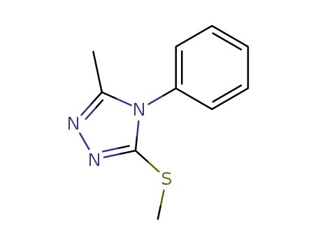 4H-1,2,4-Triazole, 3-methyl-5-(methylthio)-4-phenyl-