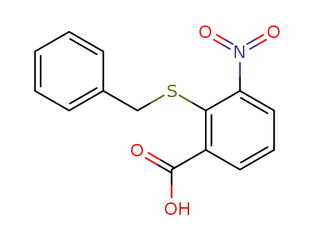 2-Benzylthio-3-nitrobenzoesaeure