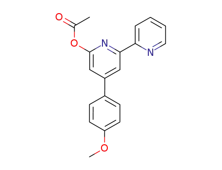 Acetic acid 4-(4-methoxy-phenyl)-[2,2']bipyridinyl-6-yl ester