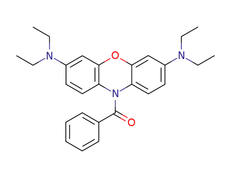 10H-Phenoxazine-3,7-diamine, 10-benzoyl-N,N,N',N'-tetraethyl-