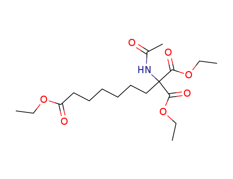 1,1,7-Heptanetricarboxylicacid, 1-(acetylamino)-, 1,1,7-triethyl ester