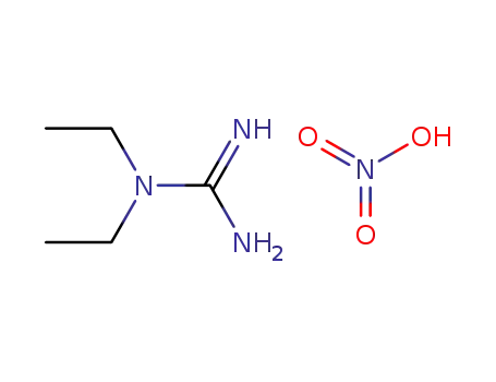 Molecular Structure of 1187-09-3 (N-carbamimidoyl-N-ethylethanaminium nitrate)