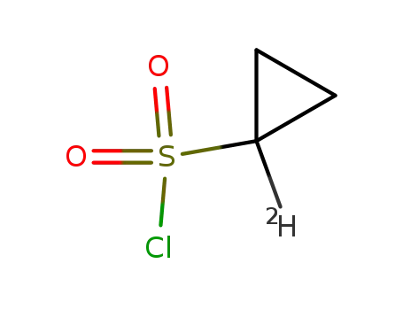 Molecular Structure of 146475-62-9 (cyclopropanesulfonyl-1-d chloride)