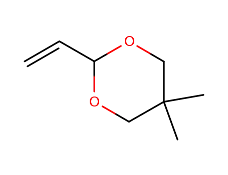 Molecular Structure of 13260-75-8 (5,5-dimethyl-2-vinyl-1,3-dioxane)