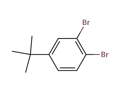 Molecular Structure of 6683-75-6 (1 2-DIBROMO-4-TERT-BUTYLBENZENE  97)