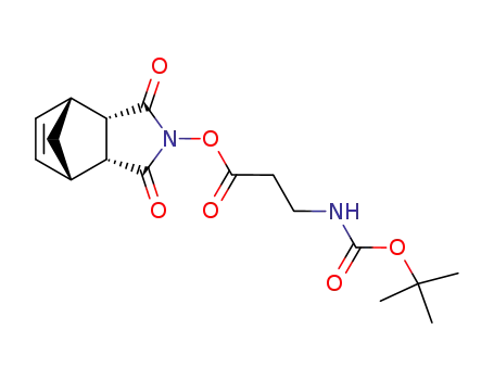 Molecular Structure of 65785-41-3 (Boc-β-Ala-ONB)